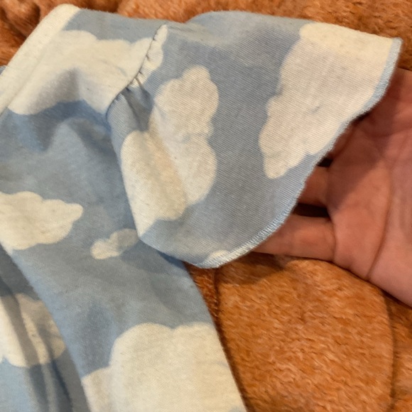 CREW CUTS Girls' Ruffle-sleeve Cloud Nightgown - Picture 5 of 5